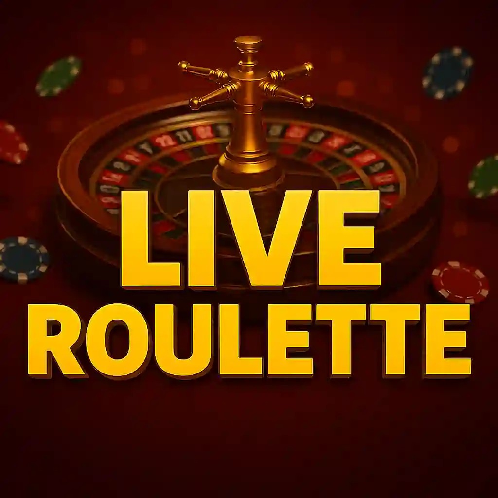 Live Roulette logo – Live Casino by Evolution at Wild Robin Casino
