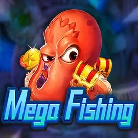Mega Fishing slot logo by TaDa Gaming at Wild Robin Casino