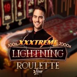 XXXtreme Lightning Roulette slot icon by Evolution, available at Wild Robin Casino